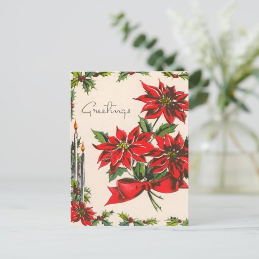 ヴィンテージの挨拶はがき シーズンポストカード (スタンド正面)