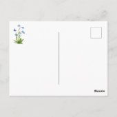 ヴィンテージの挨拶は忘れ行かない ポストカード (裏面)