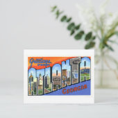 ヴィンテージの挨拶アトランタ，ジョージア ポストカード (スタンド正面)