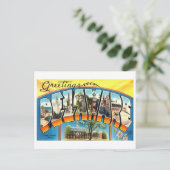 ヴィンテージの挨拶デラウェア ポストカード (スタンド正面)