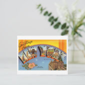 ヴィンテージの挨拶ニューヨーク州 ポストカード (スタンド正面)