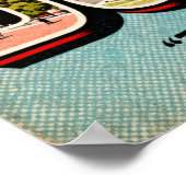 ヴィンテージの挨拶ボローニャのポスター ポスター (角)