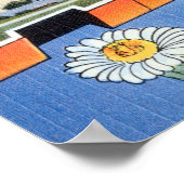 ヴィンテージの挨拶(アリゾナ旅行ポスター) ポスター (角)