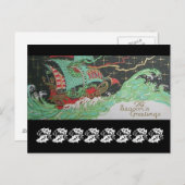 ヴィンテージの挨拶 シーズンポストカード (正面/裏面)