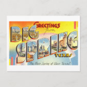 ヴィンテージの挨拶,テキサス州,ビッグ春 ポストカード (正面)