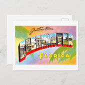 ヴィンテージの挨拶（フロリダ州クリアウォーター） ポストカード (正面/裏面)