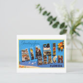 ヴィンテージの挨拶,フロリダ州マイアミビーチ ポストカード (スタンド正面)