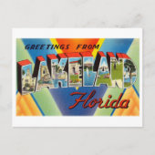 ヴィンテージの挨拶（フロリダ州レイケランド） ポストカード (正面)