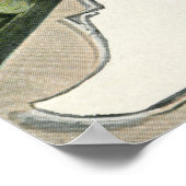 ヴィンテージの挨拶 ポスター (角)