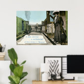 ヴィンテージの挨拶 ポスター (ホームオフィス)