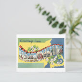 ヴィンテージの挨拶 ポストカード (スタンド正面)