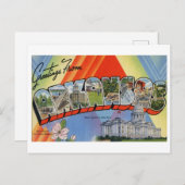 ヴィンテージの挨拶 ポストカード (正面/裏面)