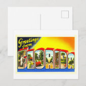 ヴィンテージの挨拶 ポストカード (正面/裏面)