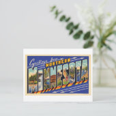 ヴィンテージの挨拶 ポストカード (スタンド正面)