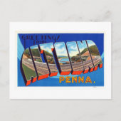 ヴィンテージの挨拶 ポストカード (正面)