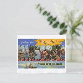 ヴィンテージの挨拶 ポストカード (スタンド正面)