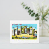 ヴィンテージの挨拶 ポストカード (スタンド正面)