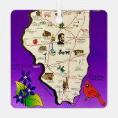 ヴィンテージの挨拶 メタルオーナメント (裏面)