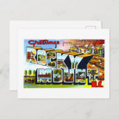 ヴィンテージの挨拶(ロッキー山NC) ポストカード (正面/裏面)