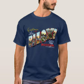 ヴィンテージの挨拶Biloxi，ミシシッピ旅行 Tシャツ (正面)