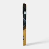 ヴィンテージの携帯電話の静止状態 iPhone 15ケース (左側面)