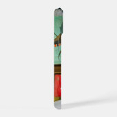 ヴィンテージの携帯電話の静止状態 iPhone 15ケース (右側面)