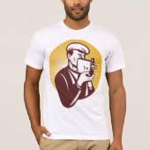 ヴィンテージの撮影技師メンズTシャツ Tシャツ (正面)