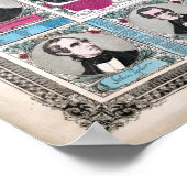 ヴィンテージの政治統一された州 ポスター (角)