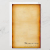 ヴィンテージの文房具 便箋 (正面/裏面)