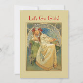 ヴィンテージの新しいのバチェロレッテの招待状 招待状 (正面)