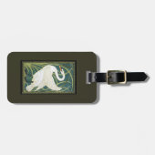 ヴィンテージの新しいの白鳥の手荷物ラベル ラゲッジタグ (正面横)