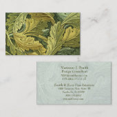 ヴィンテージの新しいのAcanthusの名刺のテンプレート 名刺 (正面/裏面)