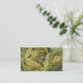 ヴィンテージの新しいのAcanthusの名刺のテンプレート 名刺 (スタンド正面)