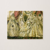 ヴィンテージの新婦付添人の結婚 ジグソーパズル (横)