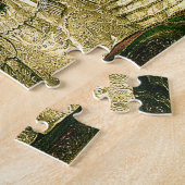 ヴィンテージの新婦付添人の結婚 ジグソーパズル (側面)