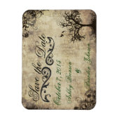 ヴィンテージの新寿命は日付の磁結婚石を保存 マグネット (縦)