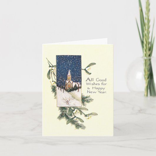 ヴィンテージの新年 シーズンカード (正面)