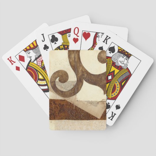 ヴィンテージの新聞の切り抜き トランプ (裏面)