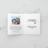 ヴィンテージの旅を楽しむハチの卒業 カード (内部)