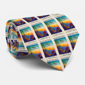 ヴィンテージの旅行アートワークのネックタイ ネクタイ (ロール)