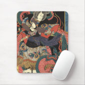 ヴィンテージの日本ので赤いドラゴン マウスパッド (マウス)
