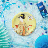 ヴィンテージの日本のなアートペーパーのプレート ペーパープレート (パーティー)