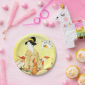 ヴィンテージの日本のなアートペーパーのプレート ペーパープレート (パーティー)