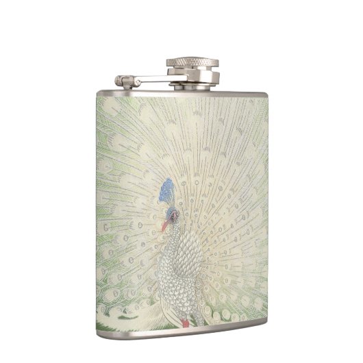 ヴィンテージの日本のなファインアート|の孔雀 フラスク (右)