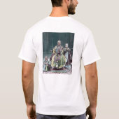 ヴィンテージの日本のな僧侶の日本僧 Tシャツ (裏面)