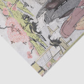 ヴィンテージの日本のな女性ティッシュペーパー 薄葉紙 (詳細)