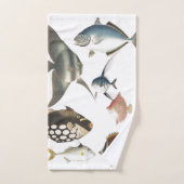 ヴィンテージの日本のな海の魚の芸術のBathタオルセット バスタオルセット (ハンドタオル)