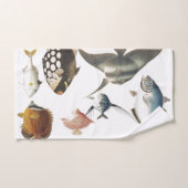 ヴィンテージの日本のな海の魚の芸術のBathタオルセット バスタオルセット (ハンドタオル)