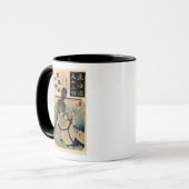 ヴィンテージの日本のな海モンスターの海坊主、国芳 マグカップ (正面左)