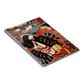 ヴィンテージの日本のな絵画- Kabuki俳優 ノートブック (右側)